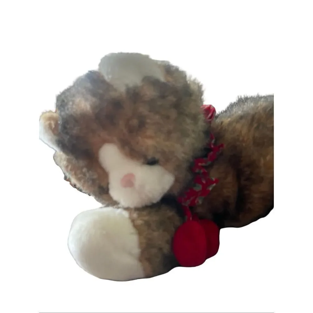Nick & Noel Christmas Plush Calico Cat with Jingle Bells Stuffed Animal 23
